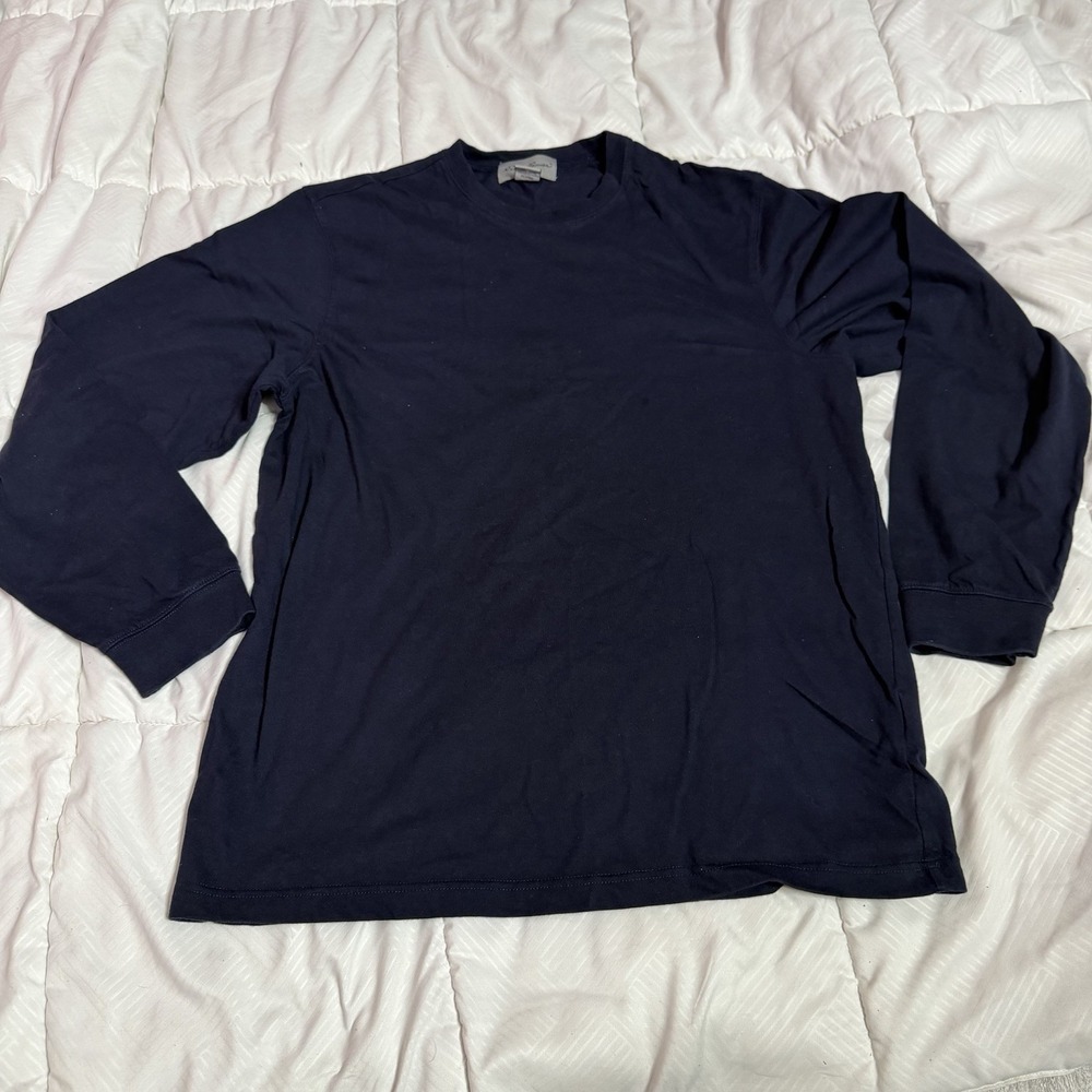 Eddie Bauer Outdoor Men's Blue Long Sleeve T-Shirt Size M A1-0023